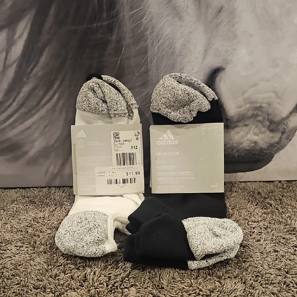 Adidas 2 Pair Prime Green Golf Socks